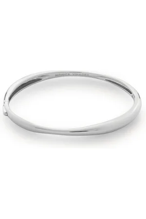 Monica Vinader Nura asymmetric thin bangle