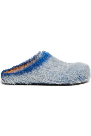 Marni Calf hair clogs