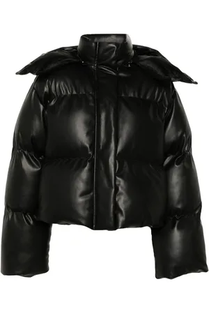 Stella McCartney Faux-leather puffer jacket