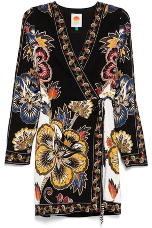 Farm Rio Wrap mini dress