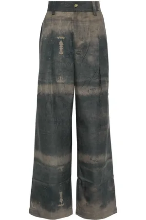 Feng Chen Wang Abstract-pattern trousers