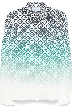 Casablanca Raised-monogram shirt