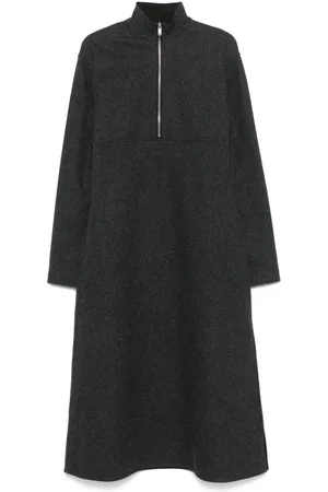 Jil Sander Virgin wool midi dress