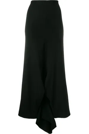 Comme des Garçons Draped asymmetric wide leg trousers