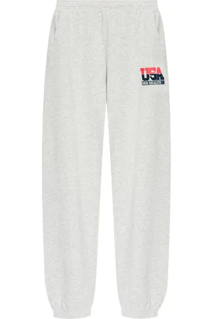 Sporty & Rich Logo-print elasticated trousers