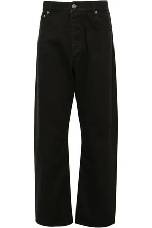 Nanushka Straight-leg cotton-blend jeans
