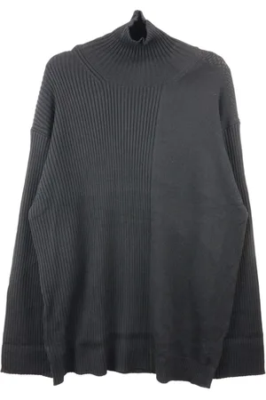 YOHJI YAMAMOTO Contrast-rib wool jumper