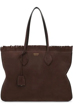 Salvatore Ferragamo Medium suede tote bag