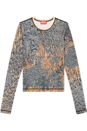 Diesel T-Cutie-LS printed top