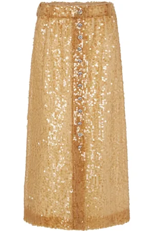 Paco rabanne Sequin-embroidered skirt