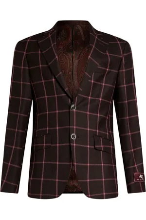 Etro Checked jacquard blazer