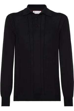 Brunello Cucinelli Knitted polo T-shirt