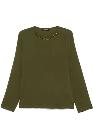 Fabiana Filippi Crystal-embellished blouse