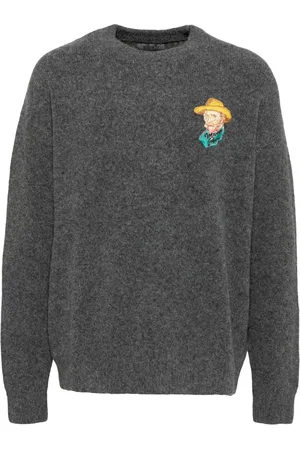 Musium Div. Embroidered logo jumper