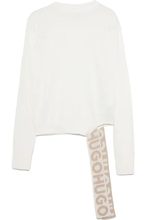 HUGO BOSS Intarsia-logo sweater