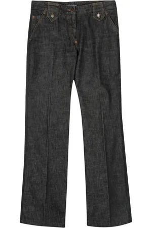 Dolce & Gabbana 2000s side-stripe jeans