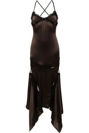 The Attico Silk midi dress