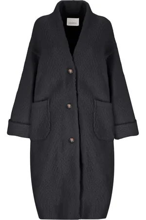 LANEUS Bouclé Gown coat