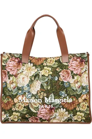 Maison Margiela Large floral-print tote bag