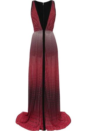 Saiid Kobeisy Polka dot-print gradient-effect dress