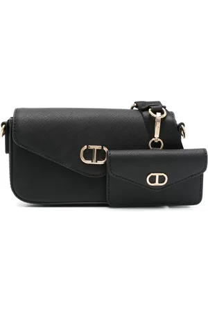 Twin-Set Mini Oval T-plaque cross body bag