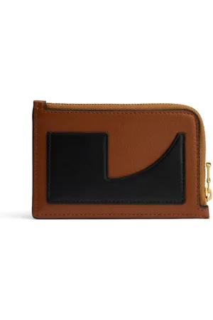 Patou Logo-stamp leather card holder