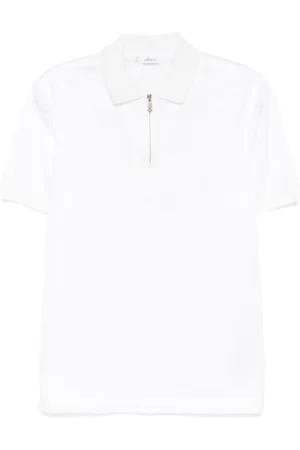 BRIONI Logo-embroidered polo shirt