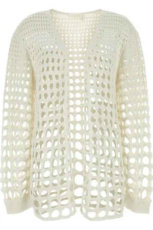 Chloé Open-knit silk cardigan