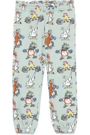 Stella McCartney Animal-print track pants