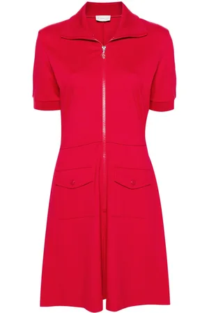 Moncler Logo-appliqué mini dress