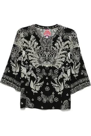 JOHNNY WAS The Janie bell-sleeved top