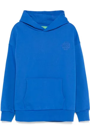 Garment Workshop Double layer embroidered logo hoodie