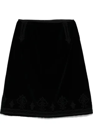 Saint Laurent 1970s velvet skirt