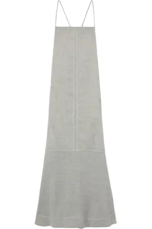 Ganni Mélange tied maxi dress