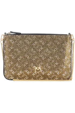 Pinko Classic-monogram clutch bag