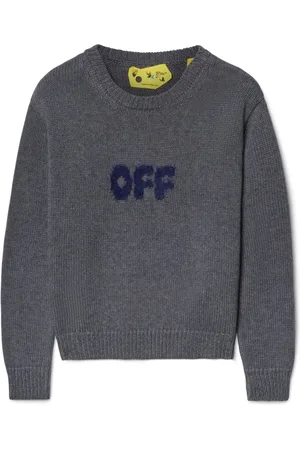 OFF-WHITE Arrow Chunky brushed-logo jumper