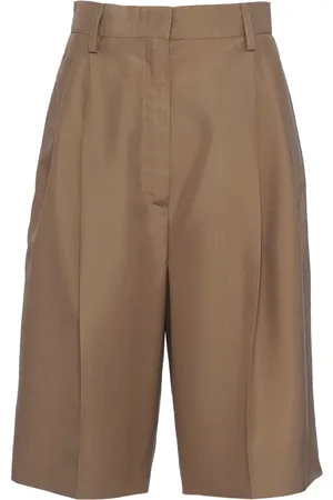 Prada Silk bermuda shorts