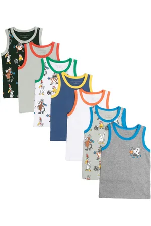 Stella McCartney Printed tank tops (pack of seven)