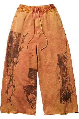 JULIUS Rift Graphic wide-leg track pants