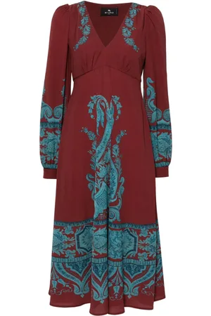 Etro Paisley midi dress