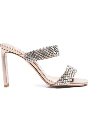 Aquazzura 95mm rhinestone-embellished sandals