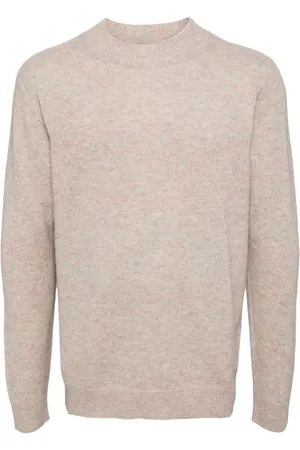 MAN ON THE BOON. Mock-neck wool-blend jumper