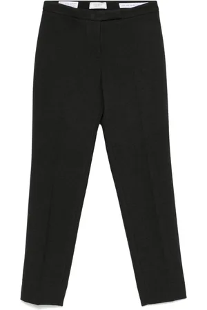 PESERICO SIGN Pressed-crease cropped trousers