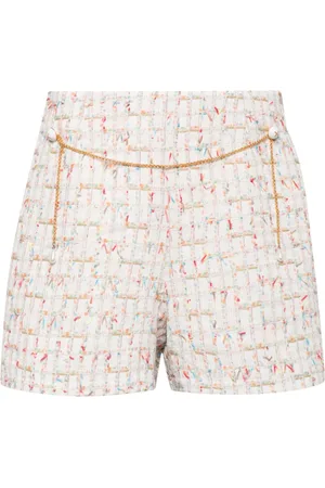 Edward Achour Paris Chain-link detail tailored shorts