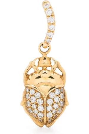 Aurélie Bidermann 18kt yellow Beetle pendant
