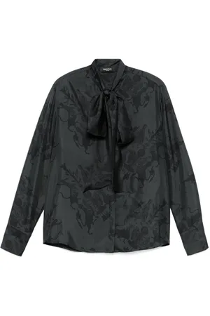 Fabiana Filippi X Benni Bosetto printed silk shirt