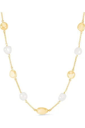 Dower and Hall Baroque pearl and pebble necklace