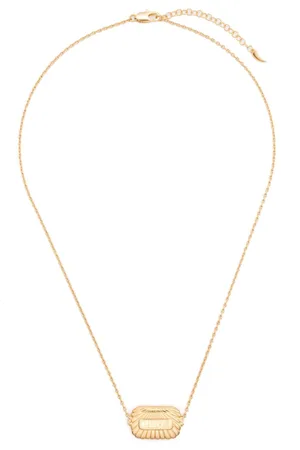 Missoma Love-engraved necklace
