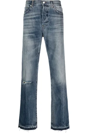 DEPARTMENT 5 Stonewashed straight-leg trousers