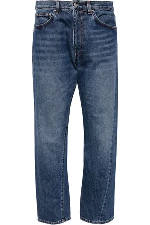 Totême Twisted-seam straight-leg jeans